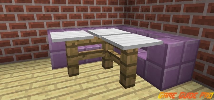 how to make furniture in minecraft
